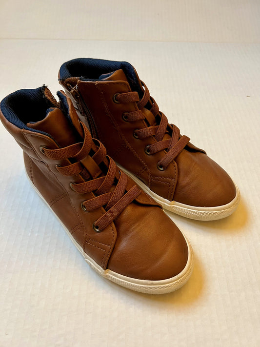134 Cat & Jack Brown Boots Boys Size 12