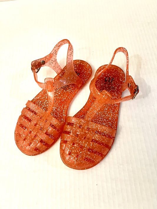 134 Gap Pink jellies Girls size 12