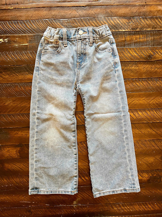 134 Old Navy Girls Wide Leg Jeans Size 6