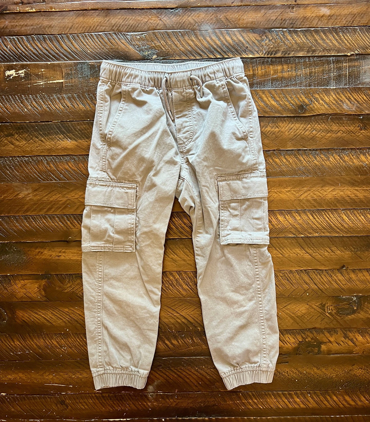 134 Gap Boys Gray Cargo Khakis Size S
