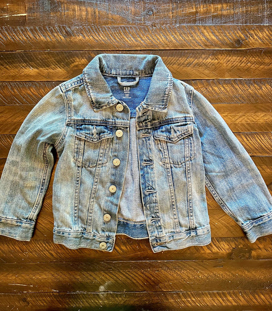 134 Gap Denim Jean Jacket Size 4T