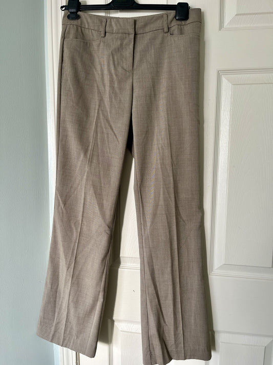 #124 VGUC Beige/Brown Women's Dress Pants Size 4