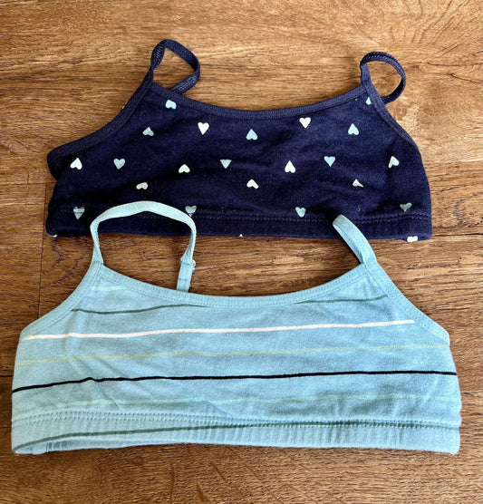 #124 EUC Old Navy Bras - Set of 2 Girls Size S 6-7