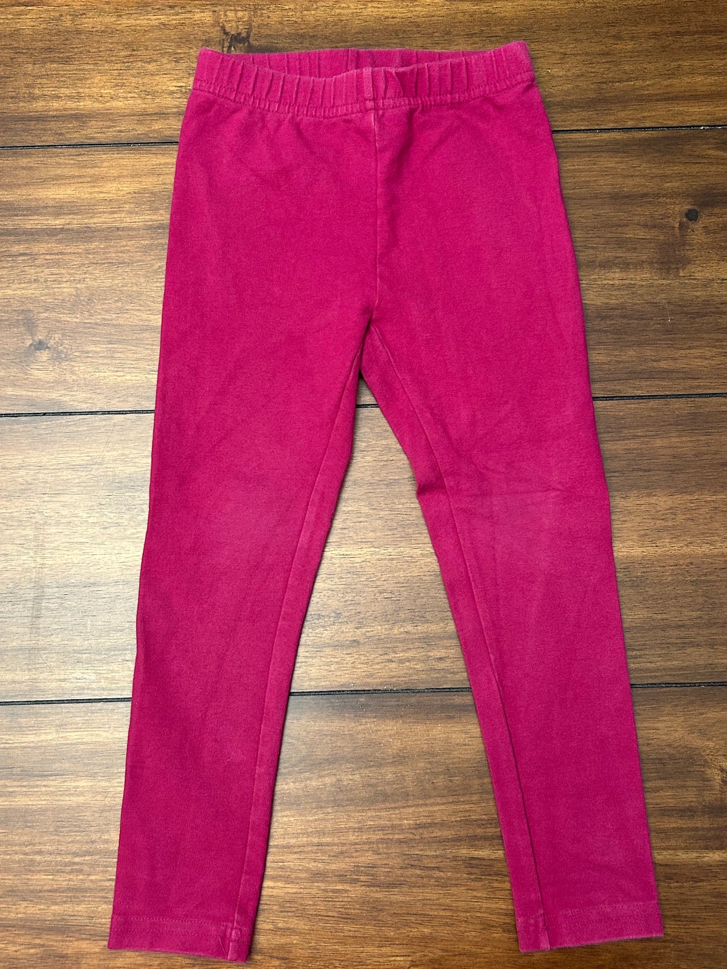 EUC Hanna Andersson Girls Size 4 (100) Mauve Solid Leggings