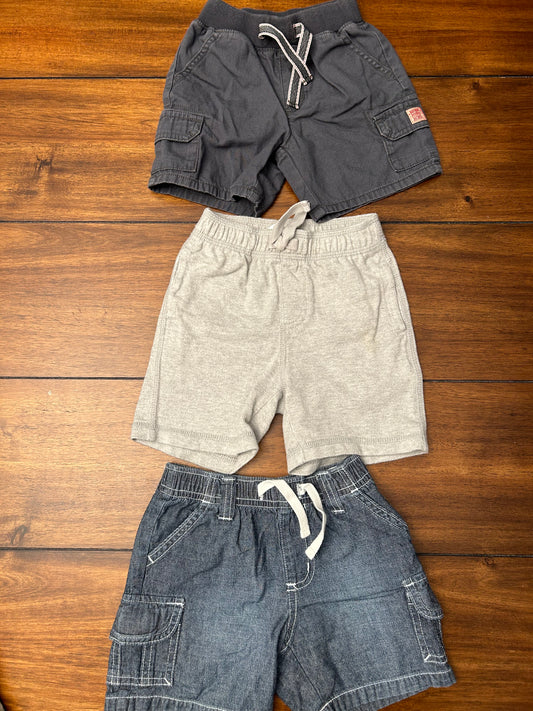 Gymboree Boys Blue & Gray Shorts Bundle Size 12-18M PPU 45040