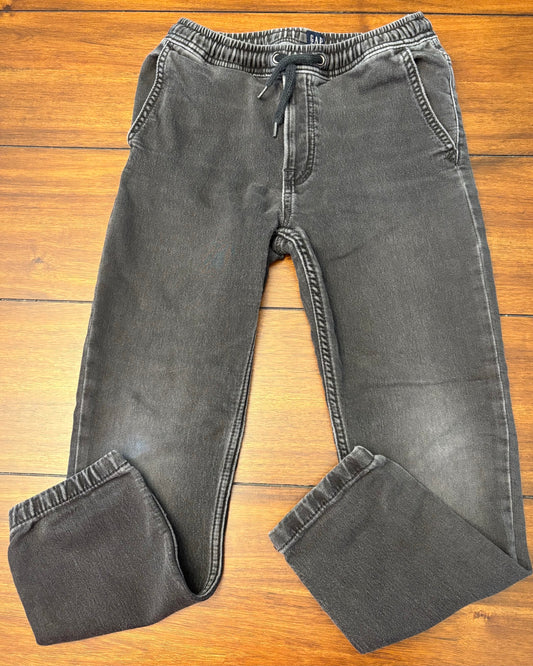 #201 Gap Boys Size 8 (M) Black Denim Stretch Jogger