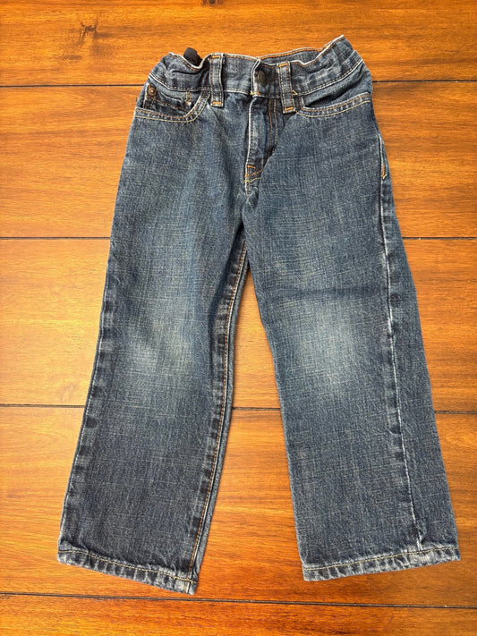 #201 Baby Gap Boys Size 3T Dark Wash Original Jeans
