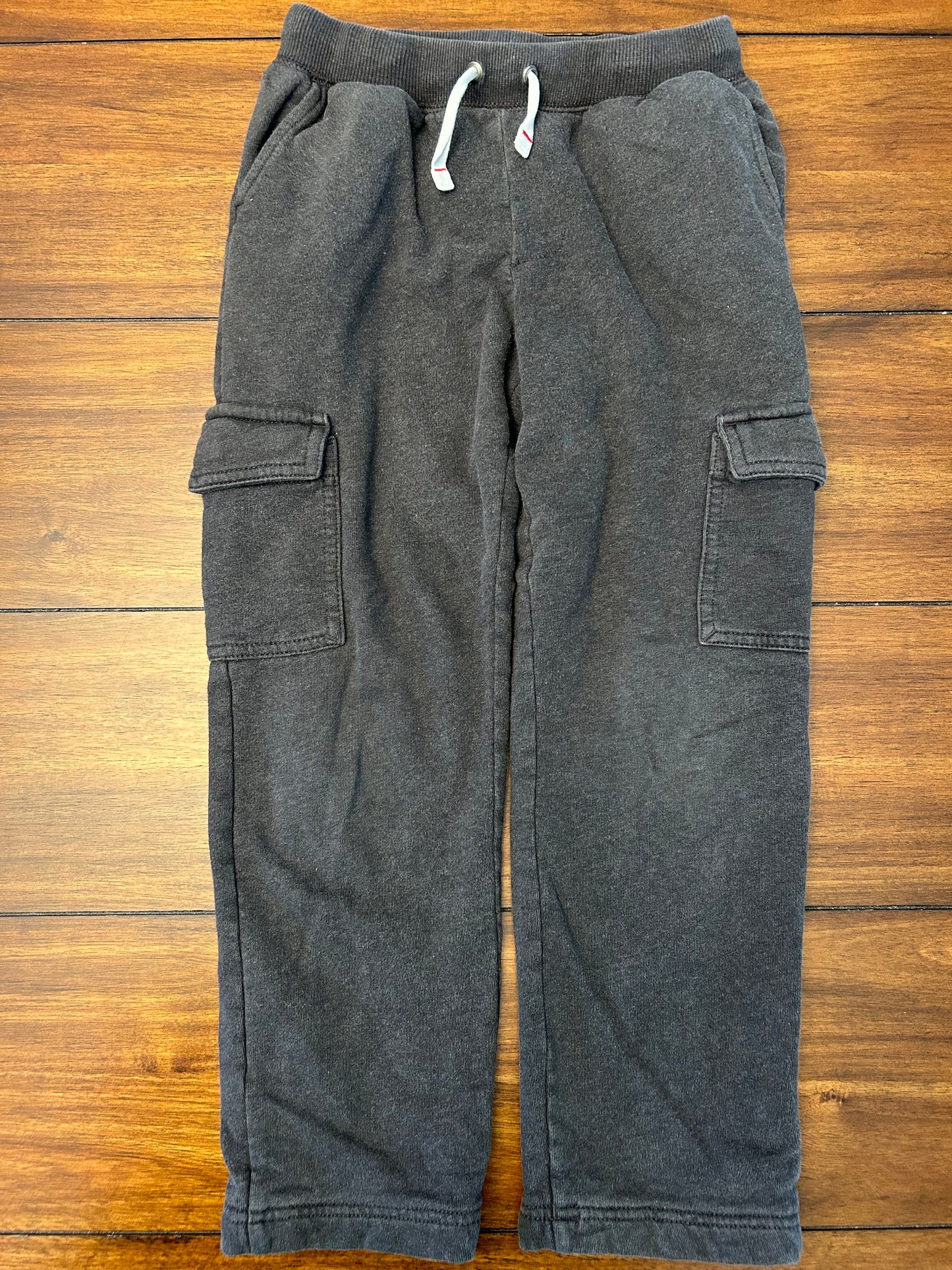 EUC Hanna Andersson Boys Size 8 (130) Dark Gray Lined Sweatpants