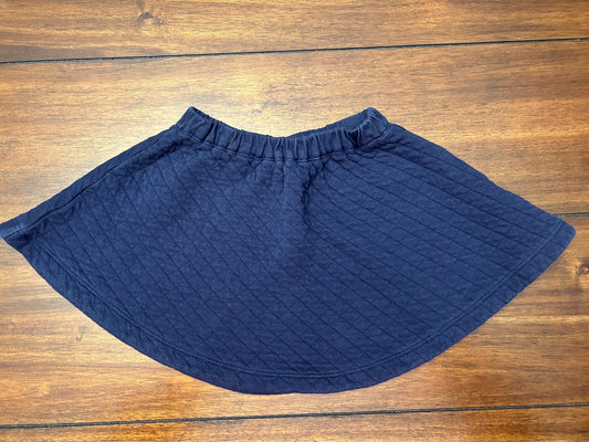 EUC Hanna Andersson Girls Size 2 (80) Navy Quilted Skirt