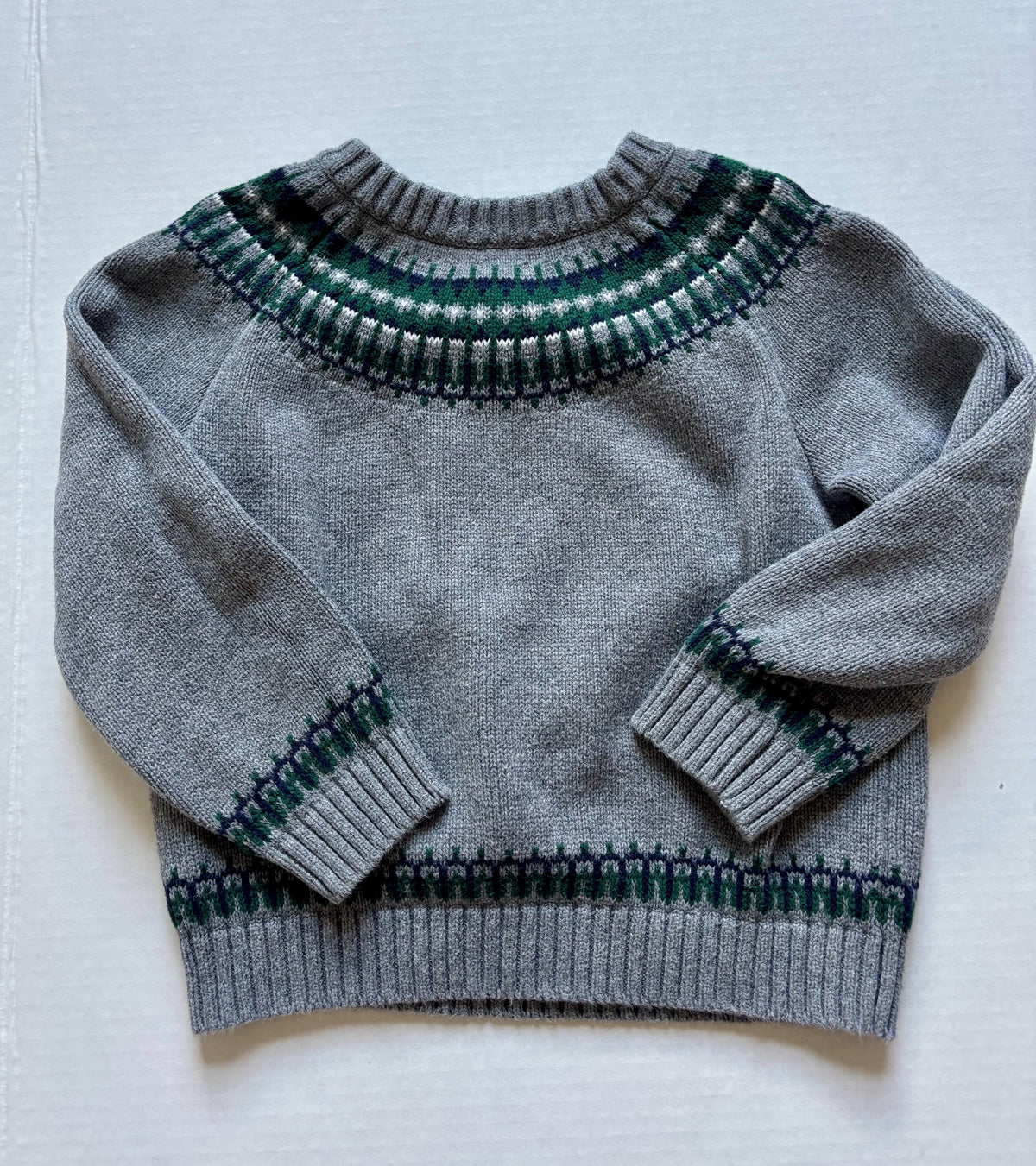 #154 Janie and Jack Sweater Boys 4 EUC