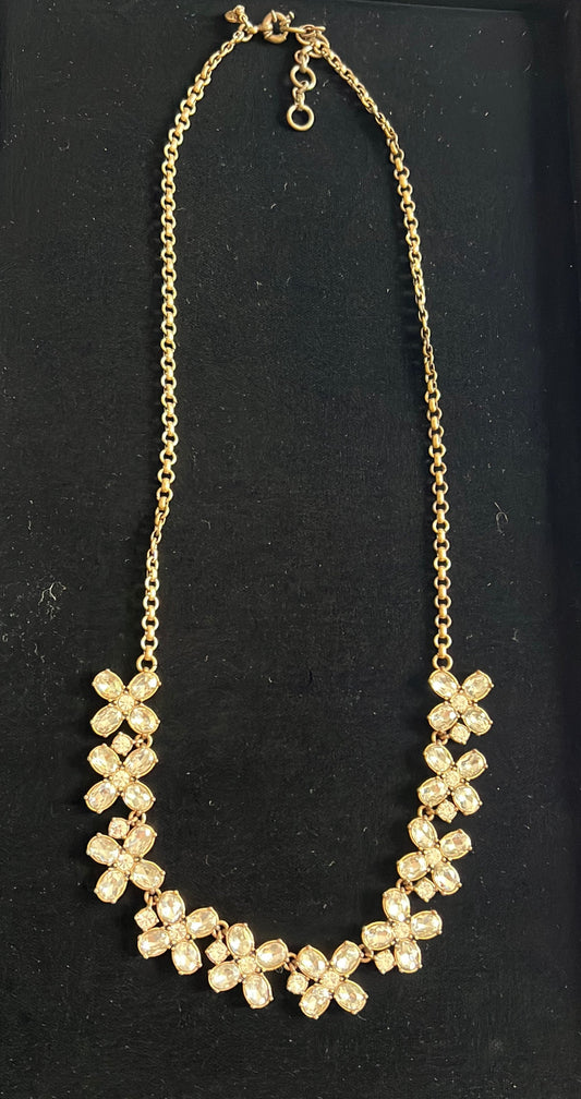 #176 - JCrew crystal statement necklace