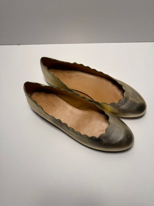 Seller 229 - Jcrew size 7 gold flats