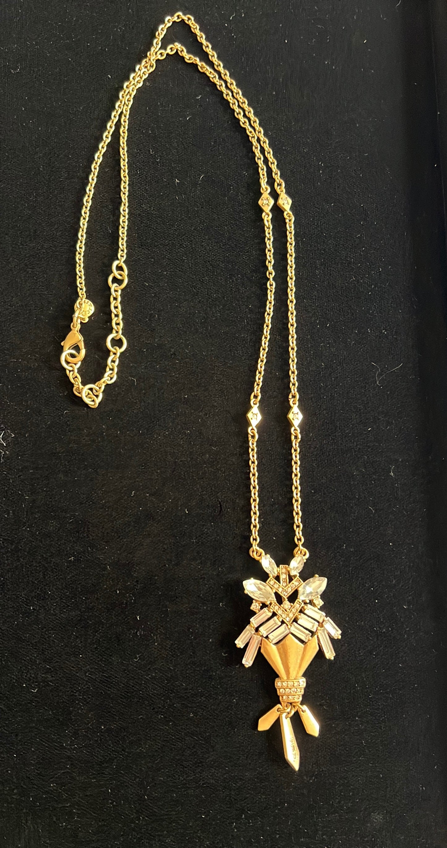 #176 - JCrew long pendant statement necklace