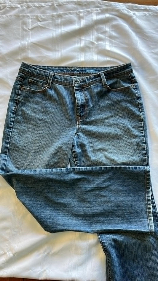#29 Women's Size 14P Style and Co jeans GUC