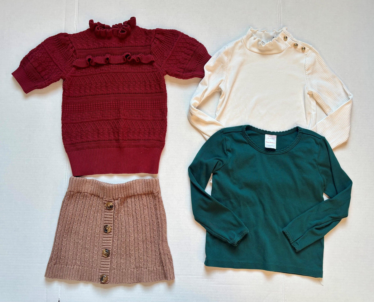 #154 Janie and Jack and Hanna Fall Bundle Girls 4T EUC