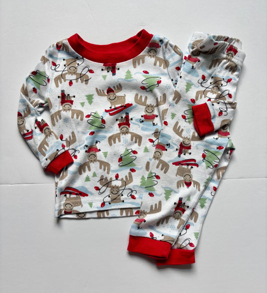 #43 Kidget Christmas Pajamas Boys or Girls 12m VGUC