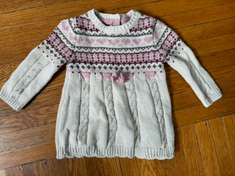 Seller 183 - Girls 0-3 Month Knit Dress - EUC