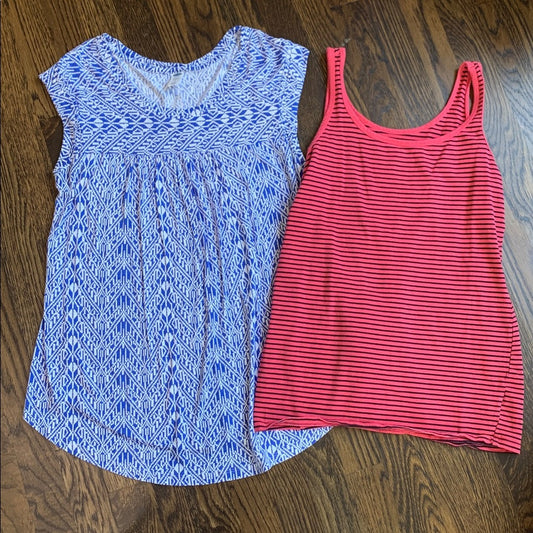 #151 - Motherhood Maternity & Old Navy Maternity Top Set (Small)