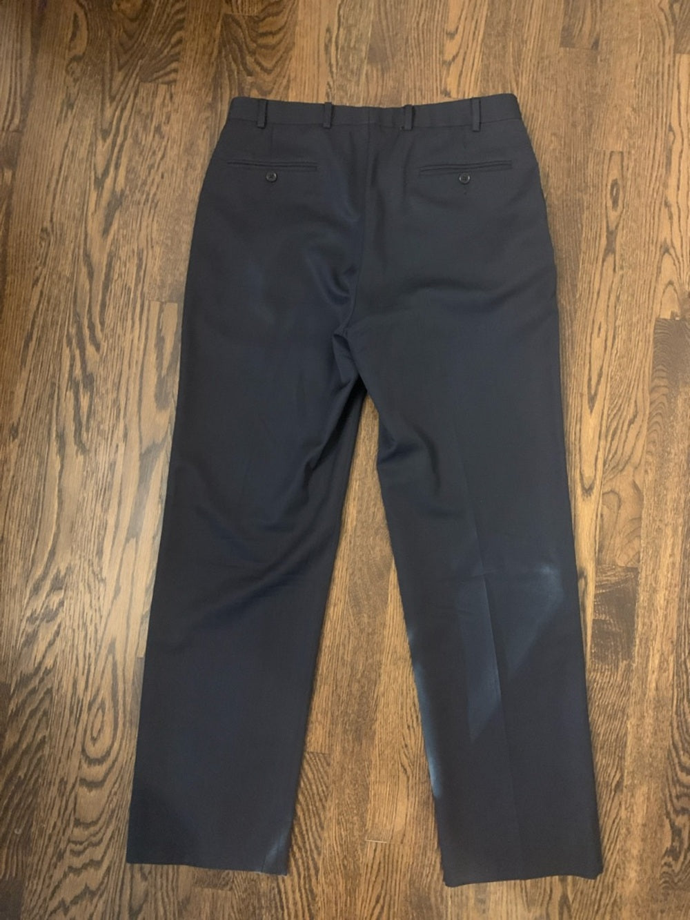 #48 - Brooks Brothers Classic "346" Tailored Black Dress Pants W35/L32