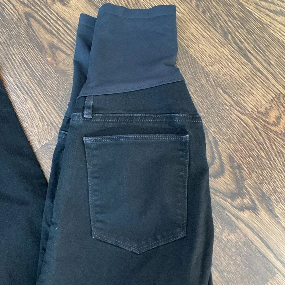 #48 - Gap Maternity Black Denim - Baby Boot - Maternity 6