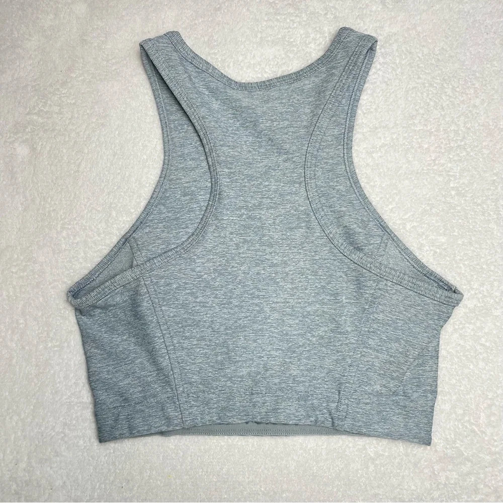 Women's Outdoor Voices Gray Racerback Tank Top/Sports Bra – Size XS
