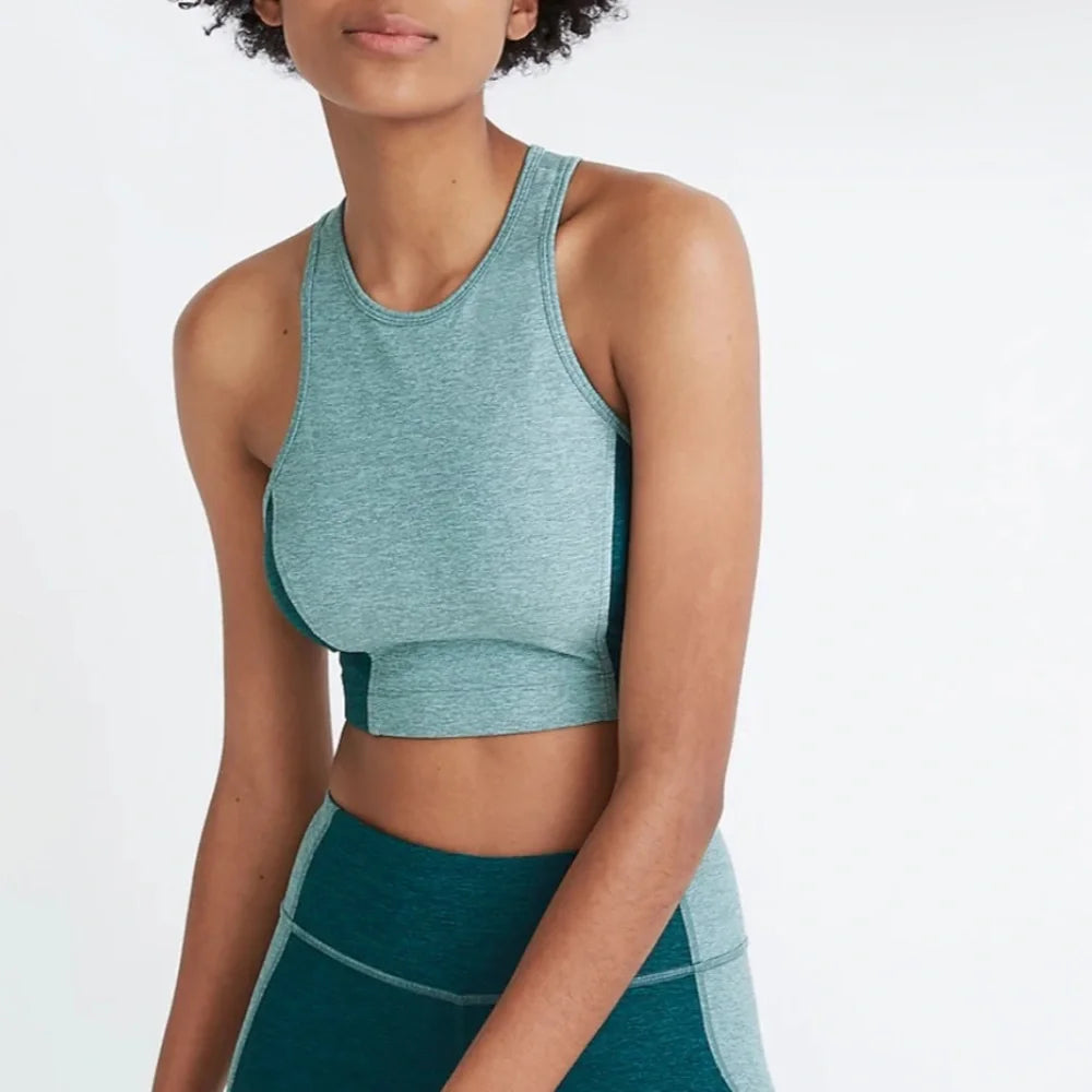 Women's Outdoor Voices Teal Crop Top - Size XS