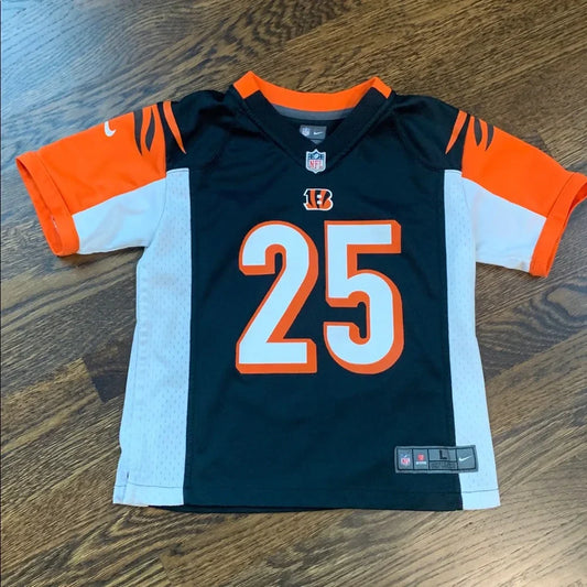 #48 - NFL Bengals Bernard 25 Jersey - Child Large