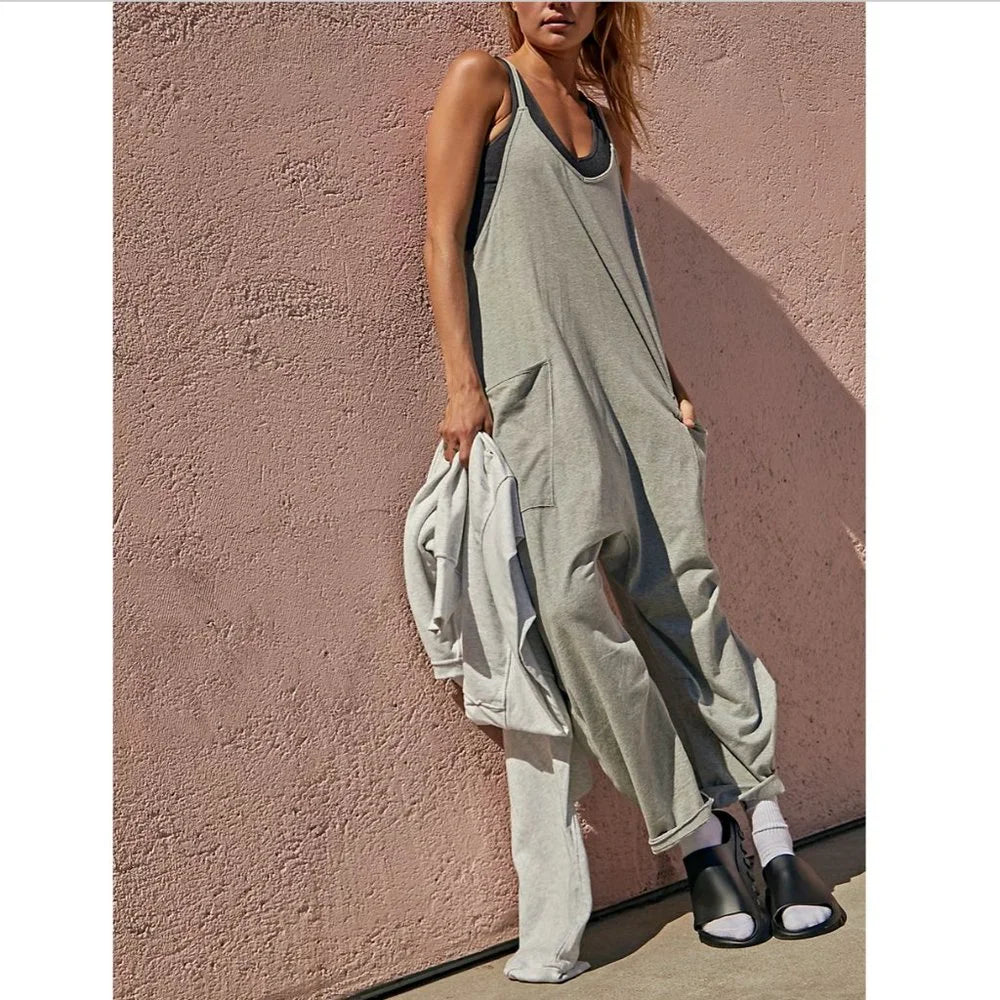 Seller #94 Womens Free People Grey Hot Shot Onsie Medium