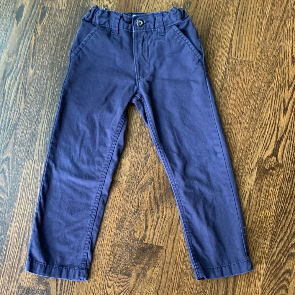 #151 - OshKosh Kids Navy Blue Chino Pants - 5R