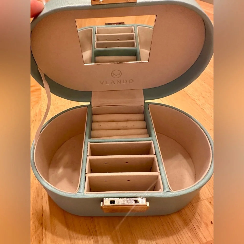 Light Blue Jewelry Box