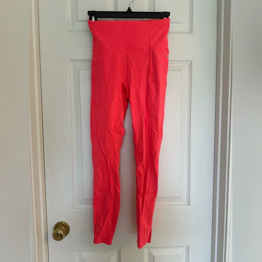 Women's Fabletics Motion365 High-Waisted Leggings – Hot Coral Pink – Size XS