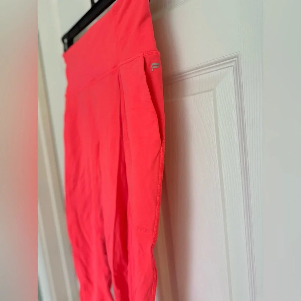 Women's Fabletics Motion365 High-Waisted Leggings – Hot Coral Pink – Size XS