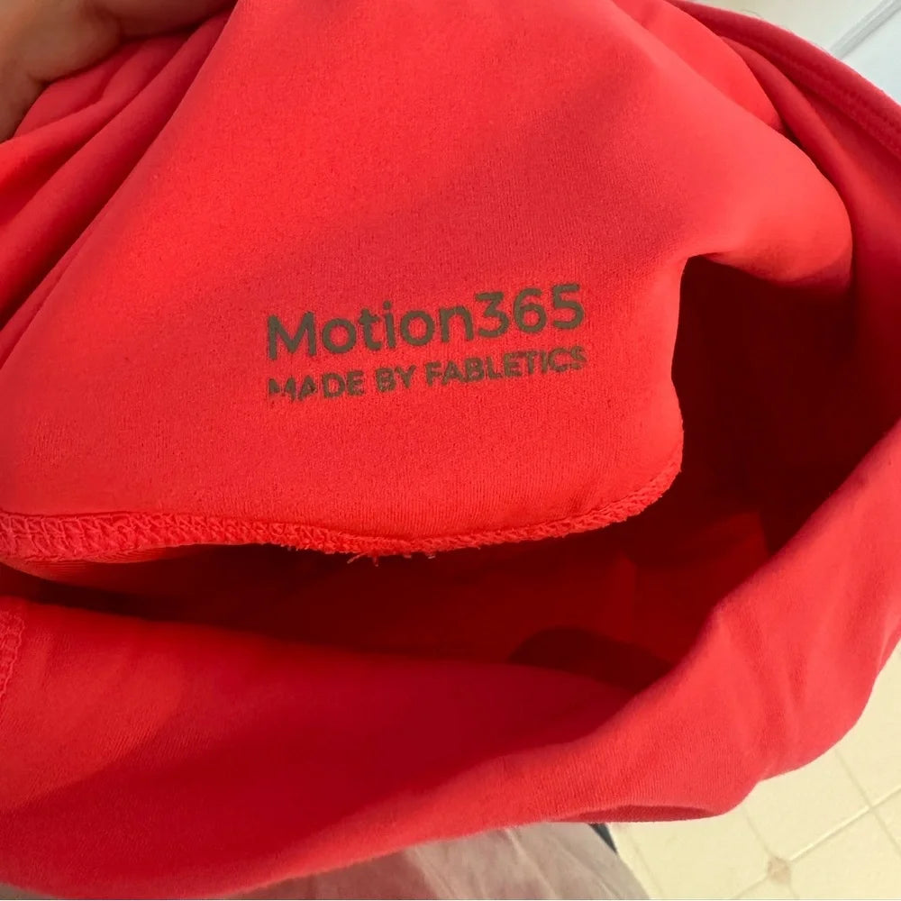 Women's Fabletics Motion365 High-Waisted Leggings – Hot Coral Pink – Size XS