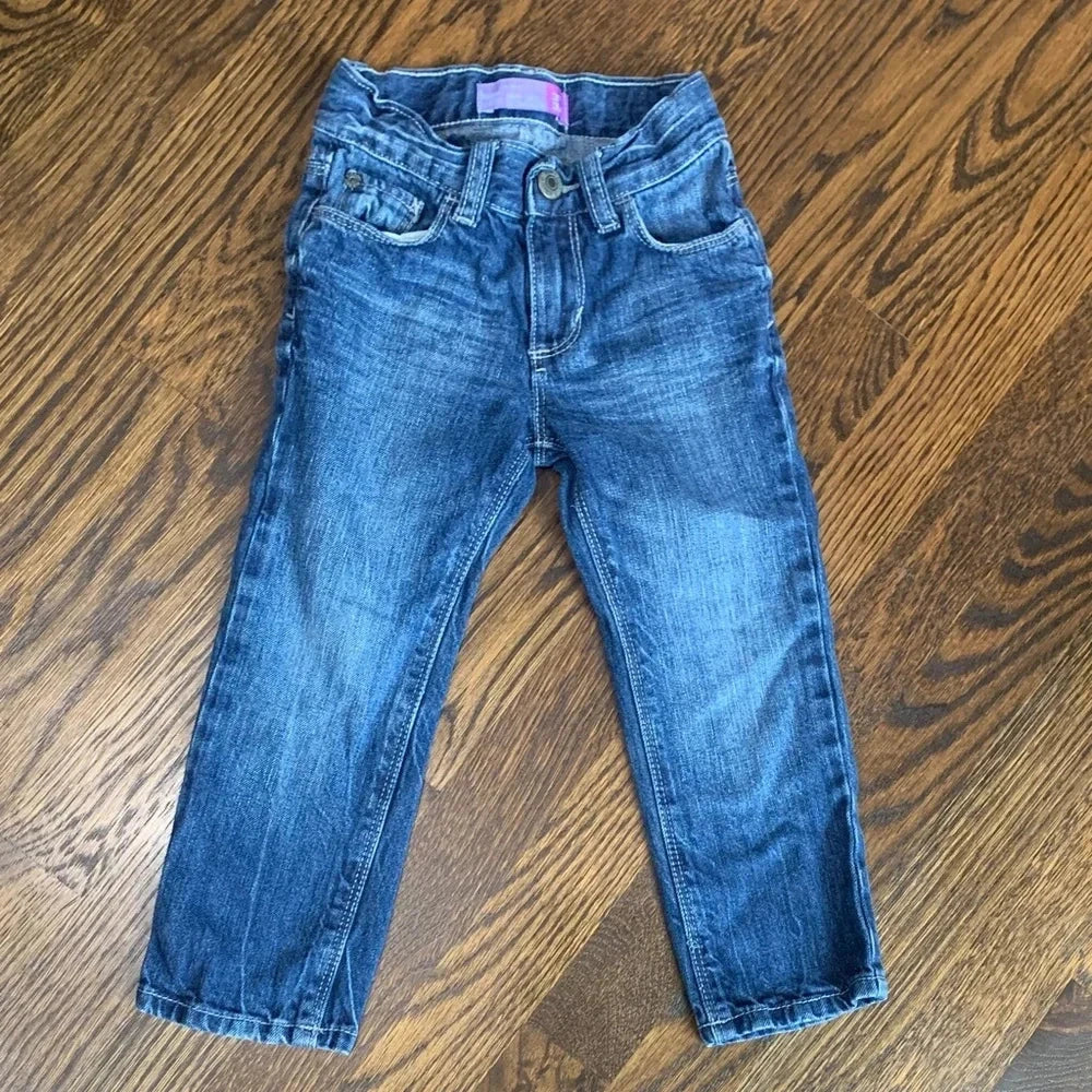 #48 - Old Navy Slouchy Skinny Blue Denim Jeans for Kids - 3T