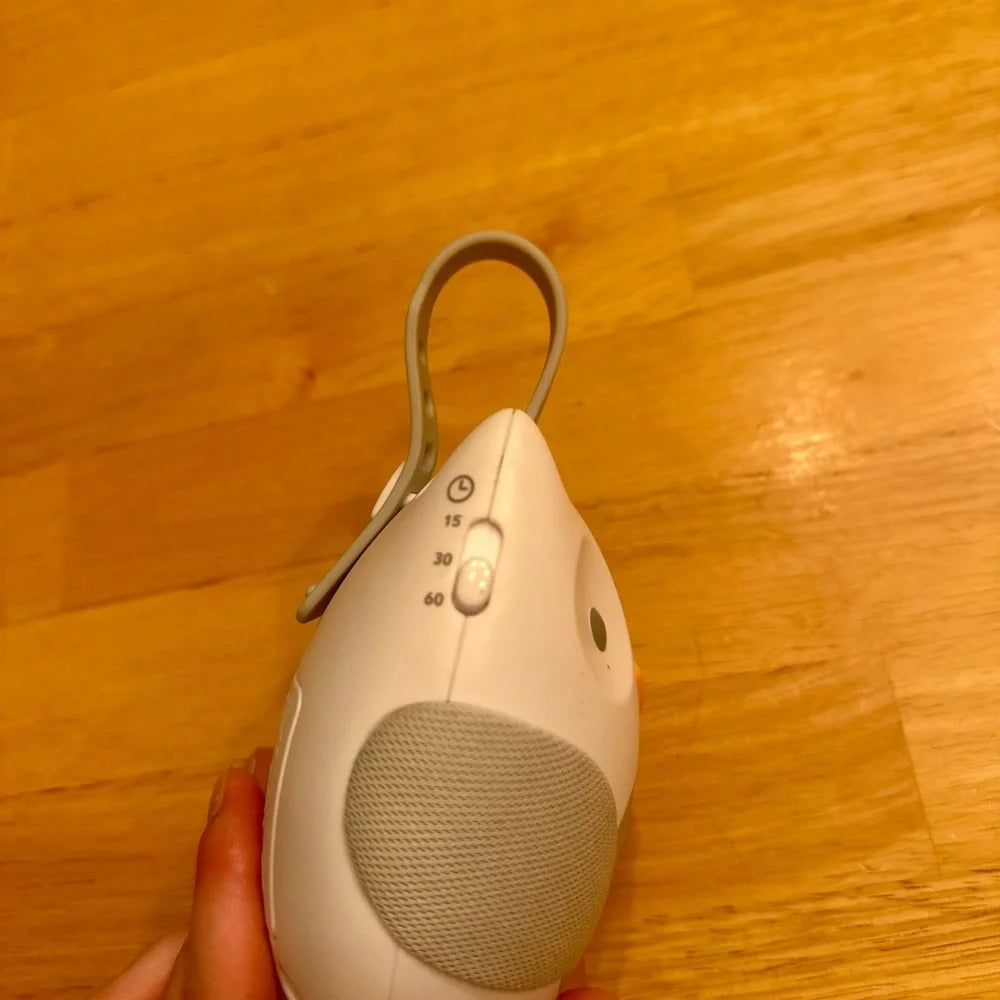 Skip Hop Owl Baby Sound Machine | Portable White Noise | Gray & White
