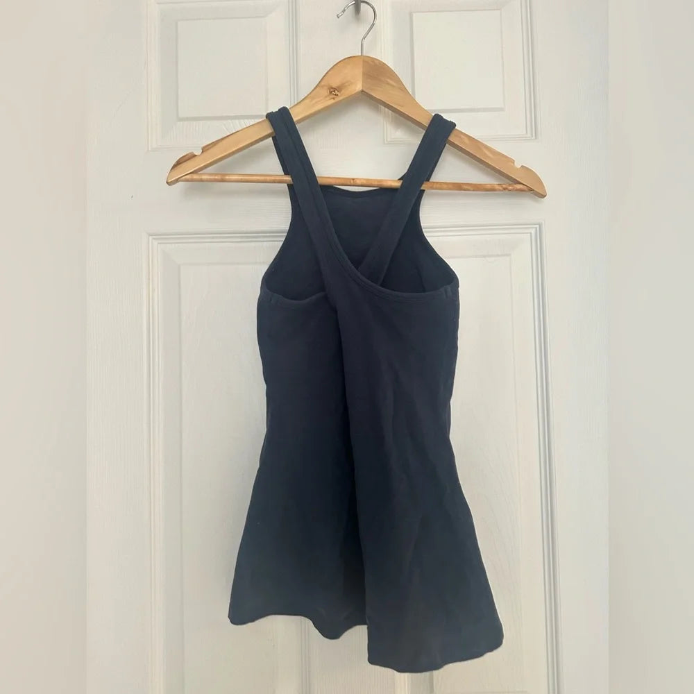Women's Beyond Yoga Built-In Bra Tank Top – XS – Navy Blue