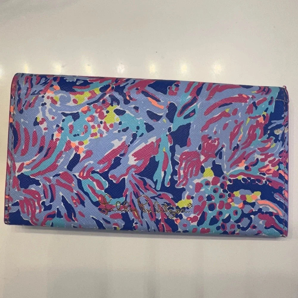 Women's Lilly Pulitzer Envelope Colorful Glasses Case