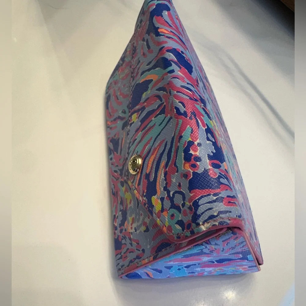 Women's Lilly Pulitzer Envelope Colorful Glasses Case