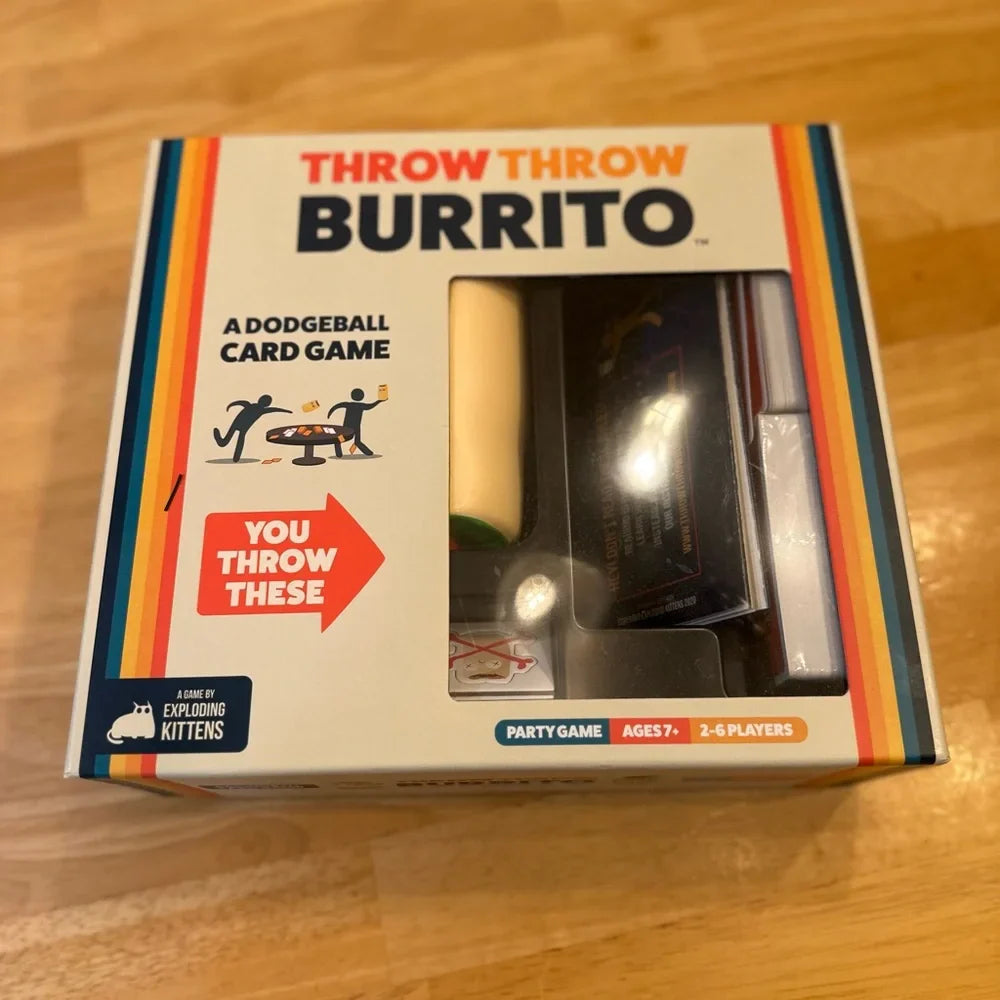 Throw Throw Burrito Card Game - Party Game - NWOT