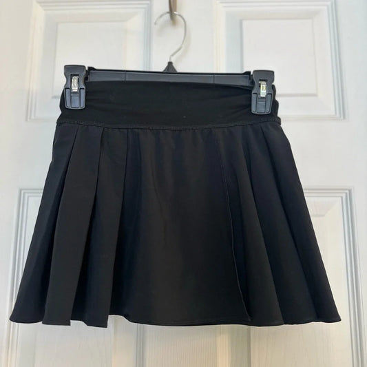Women's OFFLINE by Aerie Real Me Black Tennis Skort - Size XS