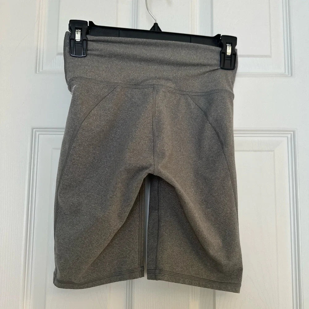 Women's Fabletics Gray High Waisted Biker Shorts - Size XS