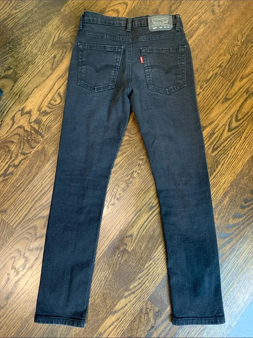 #151 - Levi's Kids Boys Black Skinny Jeans - 12