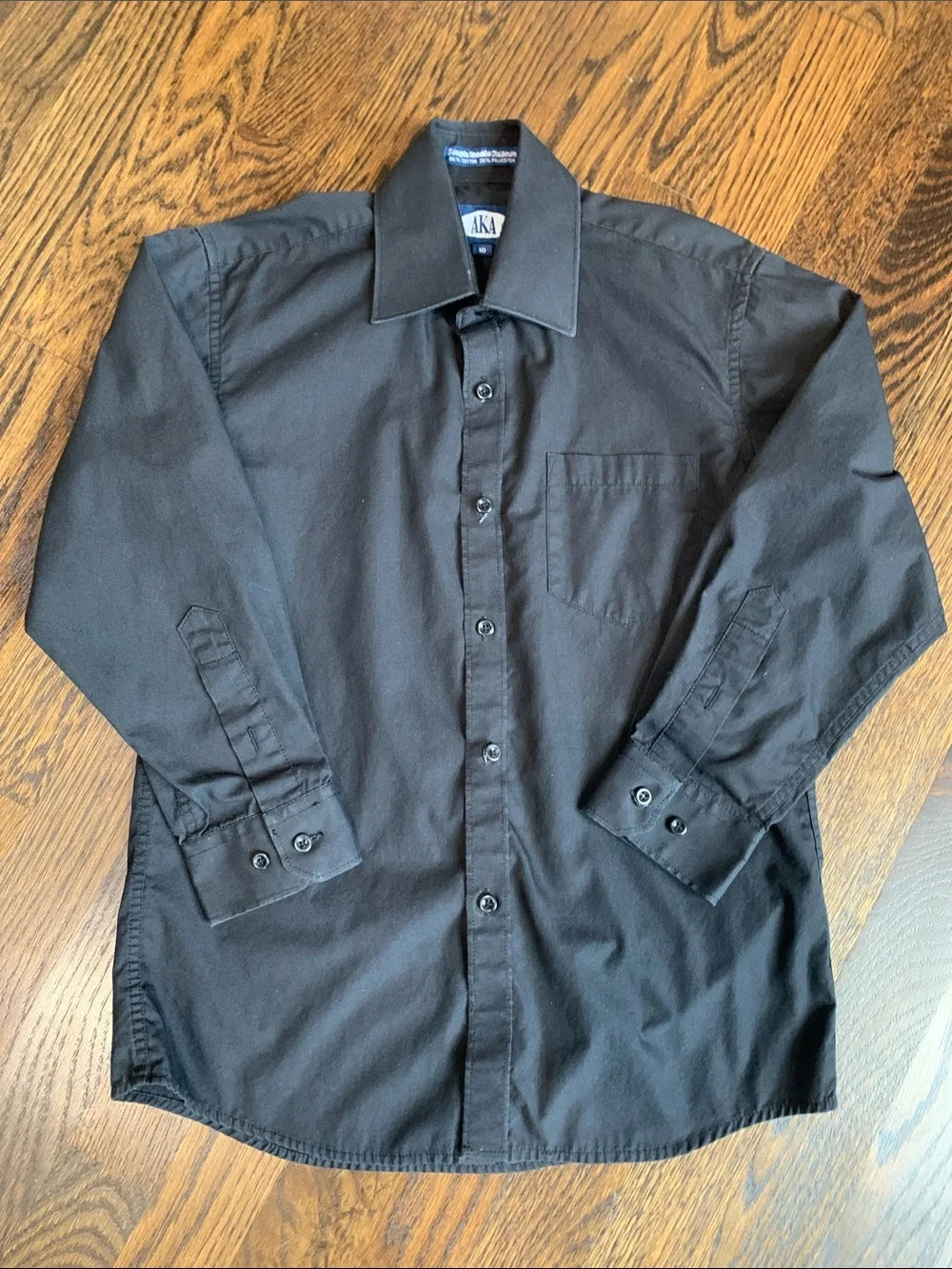 #151 - AKA Black Boys' Button-Down Shirt - Boys 10