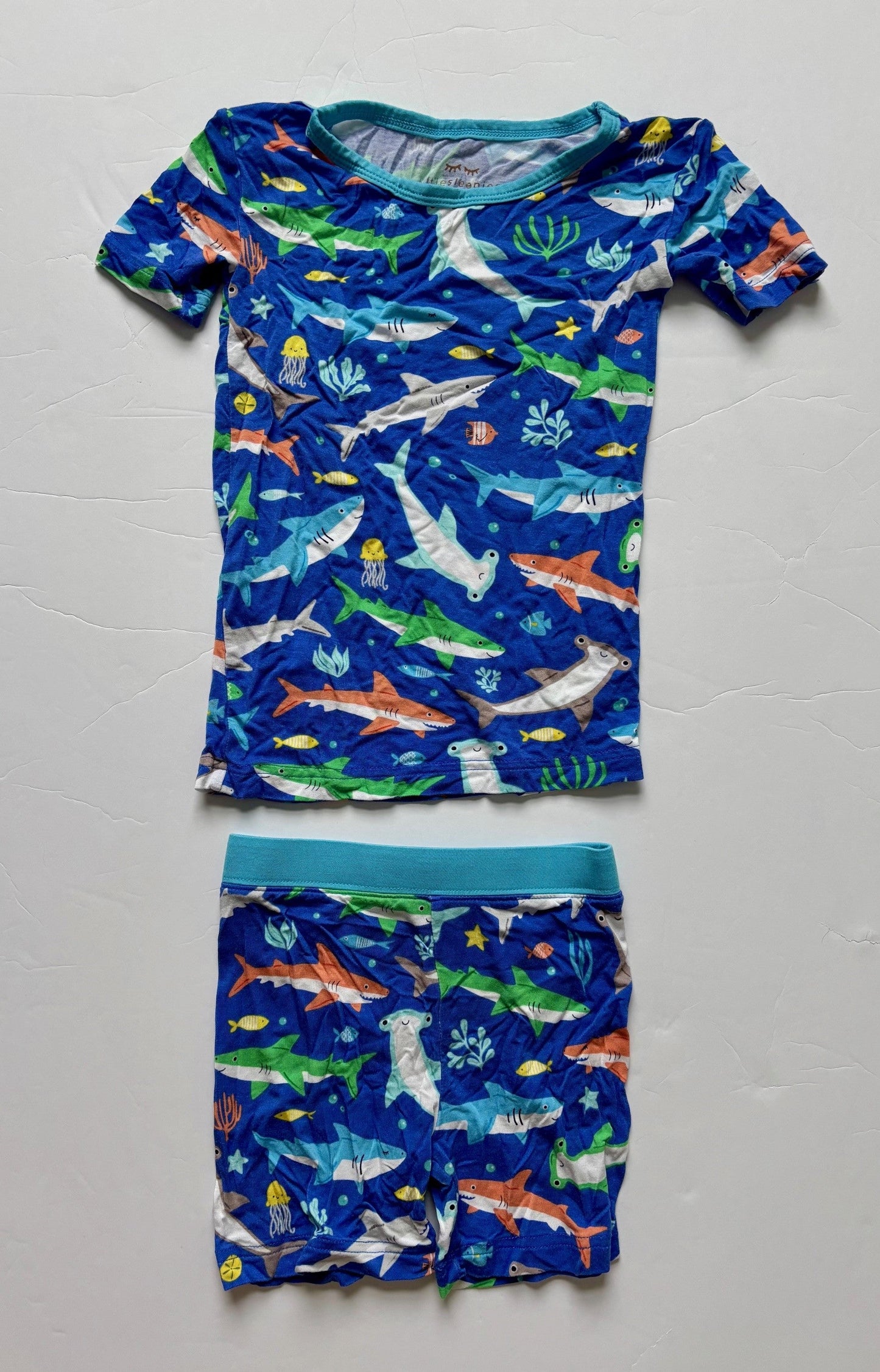 #43 Little Sleepies Short Pajamas Boys or Girls 4t EUC