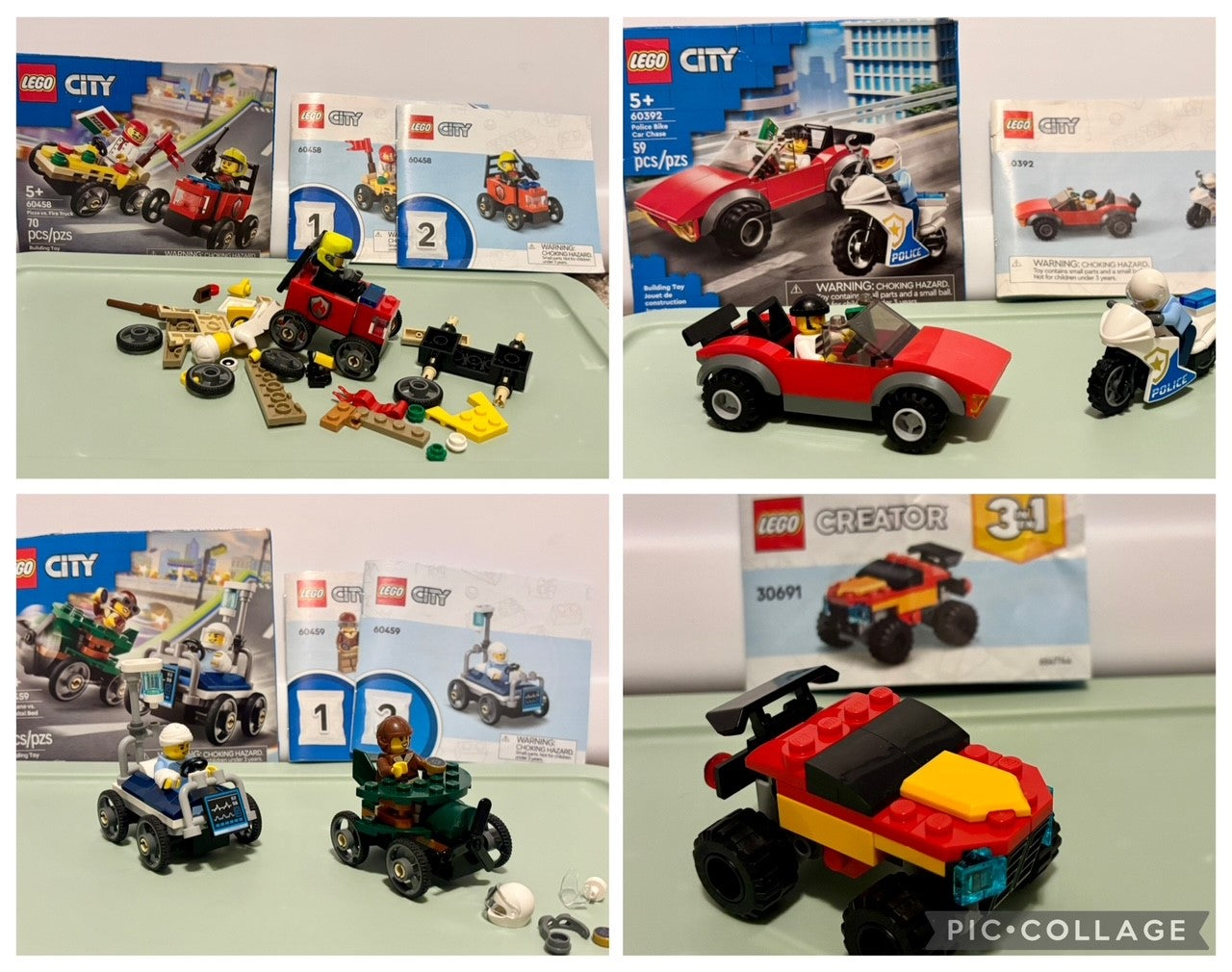 #43 Lego Cars Bundle - 4 small sets