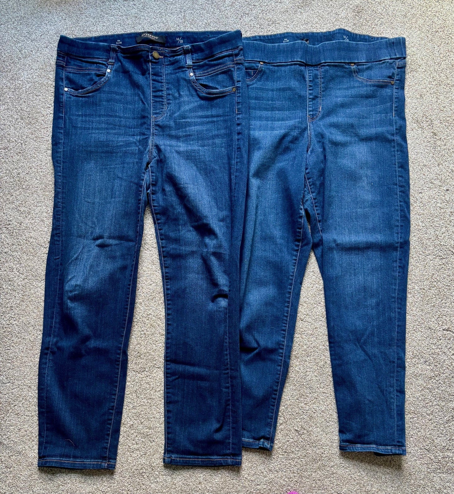 #43 Liverpool Pull On Jeans Women's 16 VGUC *REDUCED