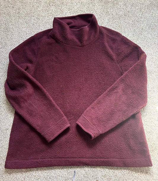 #43 LL Bean Sherpa Mock Neck Sweater Women's XL VGUC *REDUCED*