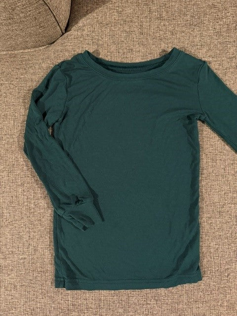Seller #179 | Little Sleepies Solid Green Pajamas | Toddler 4T