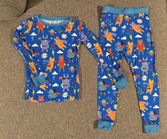 Seller #179 | Little Sleepies Animal Superhero Pajamas | Toddler 4T