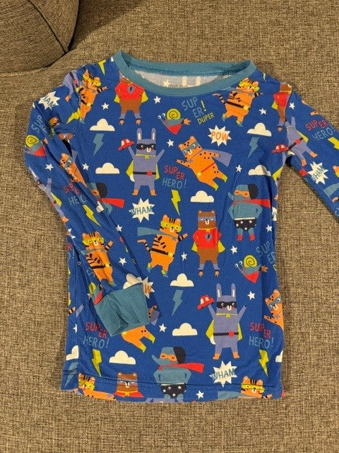 Seller #179 | Little Sleepies Animal Superhero Pajamas | Toddler 4T